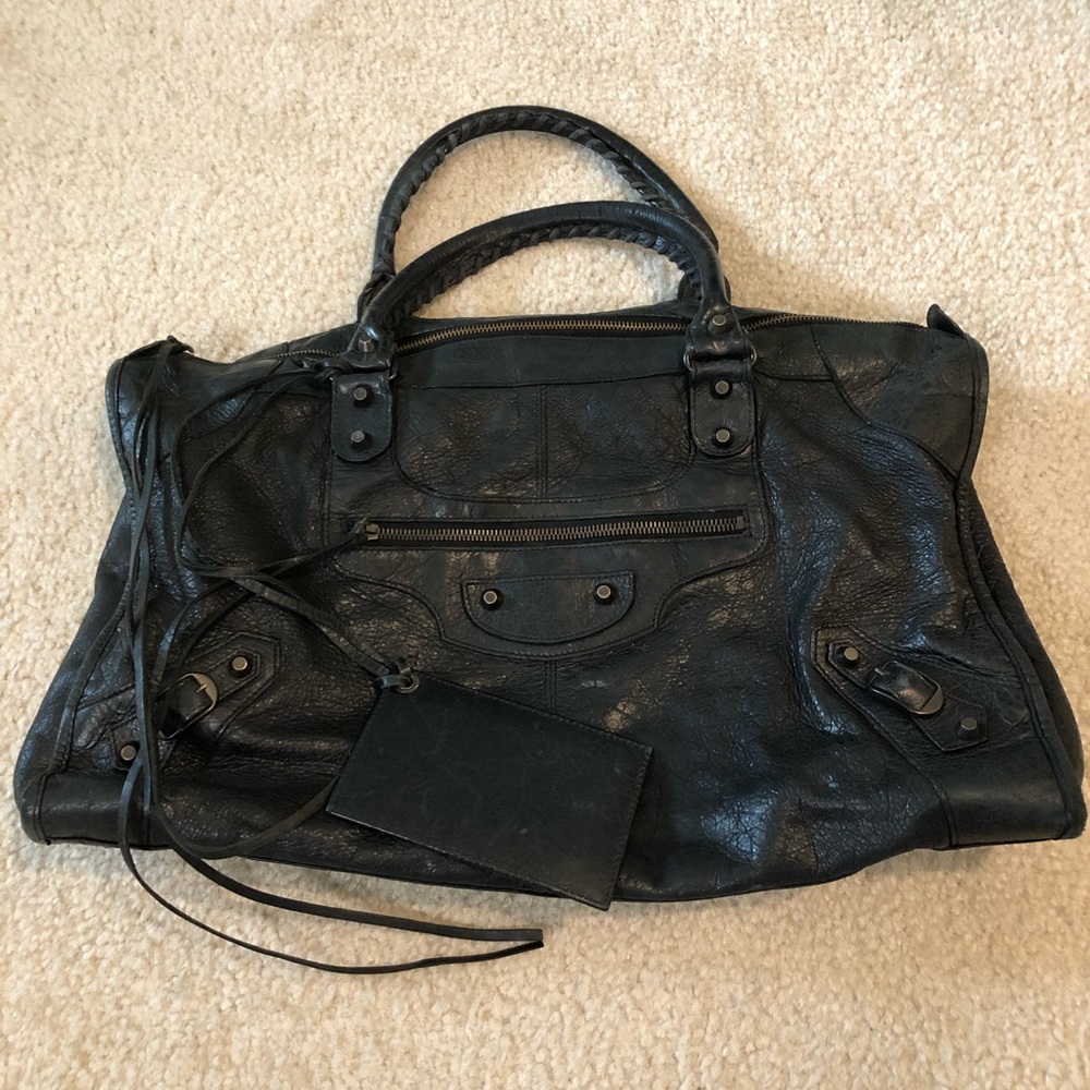 Balenciaga Black City Tote